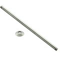 Westbrass 1/2" IPS x 36" Ceiling Mounted Shower Arm W/ Flange in Polished Nickel D3636A-05